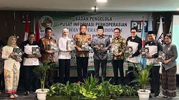 Wamendes Ahmad Riza Patria Hadiri Pengukuhan Struktur BP-PIP Dekopin