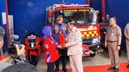 Pramono Resmikan Pos Damkar Kebayoran Lama Utara Demi Tingkatkan Kesiapsiagaan