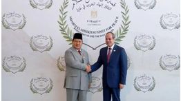 Prabowo Tiba di KTT Gaza, Disambut Langsung oleh Presiden Mesir