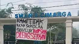 Ratusan Siswa SMAN 1 Cimarga Mogok Sekolah, Protes Usai Siswa Ditampar Kepsek Gegara Merokok
