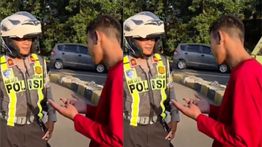 VIDEO: Pria Mencurigakan Berdiri di Tol Jagorawi, Polisi Langsung Tangkap