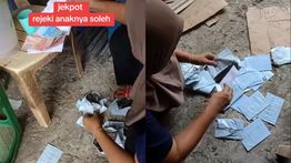 Pengepul Rongsokan Kaget Temukan Belasan Amplop Berisi Banyak Uang Ratusan Ribu