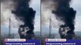 Mahasiswa Unila Tewas Terpanggang dalam Kebakaran Hebat di Bandar Lampung