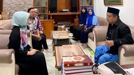 Sowan ke PCNU, Atalia Tegaskan Komitmen Dukung Kemajuan Pesantren