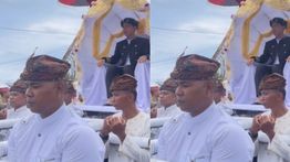 Momen Gibran Ditandu dan Dianugerahi Gelar Kehormatan di Ternate
