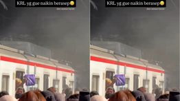 Viral Asap Muncul di Gerbong KRL Bogor-Jakarta, Penumpang Berhamburan