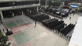 Persiapan Amankan Demo Setahun Prabowo-Gibran, Brimob Polda Metro Gelar Apel