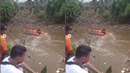 Jasad Adi, Pria Tenggelam di Kali Angke Belum Ditemukan