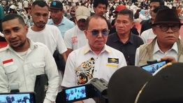 HUT ke-74 dan Setahun Pemerintahannya, Puluhan Ribu Orang Doakan Prabowo