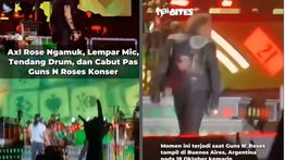 Axl Rose Guns N' Roses Ngamuk di Atas Panggung, Tinggalkan Konser