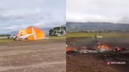Detik-detik Pesawat Kecil Meledak di Venezuela Barat, 2 Pilot Tewas di Tempat