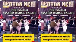 Viral Peresmian Masjid di Temanggung Undang Biduan Dangdut, Bupati Bilang Begini
