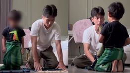 Diselingkuhi Julia Prastini, Na Daehoon Posting Momen Sholat Bareng Anak