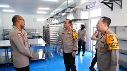 Dicek Kapolda Metro, Dapur MBG Polri di Palmerah Siap Beroperasi