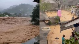 Ratusan Warga Mengungsi Imbas Banjir Bandang Terjang Cisolok Sukabumi