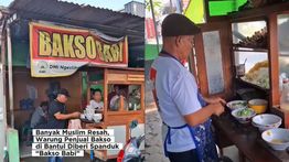 Viral Bakso Babi di Bantul Bertuliskan Spanduk Tidak Halal, DMI dan MUI Buka Suara