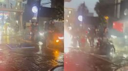 Banjir Rendam Jalan Ciledug Raya di Depan Hotel Fontana