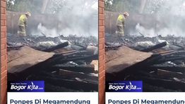 VIDEO: Kebakaran Hantam Ponpes di Megamendung Bogor