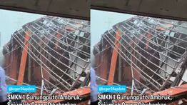 SMKN 1 Gunungputri Ambruk, Puluhan Orang Luka-luka