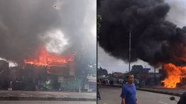 Bangunan Rumah di Taman Surya Indah Bandung Kebakaran Hebat