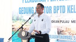 Perkuat Konektivitas, AHY Resmikan Pelabuhan Penyeberangan di Kepulauan Anambas