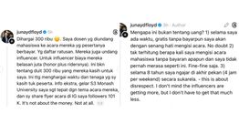 Dosen Kritik Ketimpangan Honor antara Akademisi dan Influencer, Cuman Dibayar Rp300 Ribu