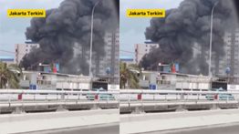 Kebakaran Besar Landa Kawasan Jelambar Jakarta Barat Pagi Ini