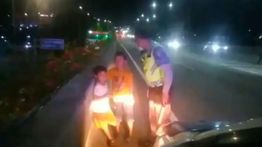 Polisi Temukan 2 Balita Tersesat di Tol Wiyoto Wiyono, Diduga Korban Penculikan