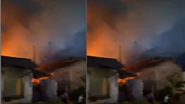 Rumah di Tambun Kebakaran Hebat