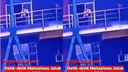 VIDEO: Detik-detik Mahasiswa Jatuh dari Lantai 3 Kampus Universitas Pakuan Bogor