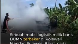 Mobil Bank BUMN Terbakar di Jalan, Uang Rp 4 Miliar Hangus Tak Tersisa