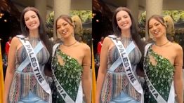 Hangatnya Momen Kebersamaan Miss Indonesia dan Palestine di Miss Universe 2025