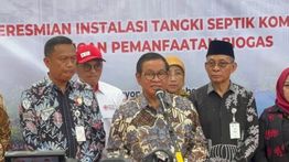 Pramono Resmikan Tangki Septik Komunal Berbasis Biogas di Pekayon