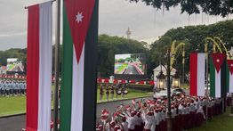 Momen Tak Biasa, Janur Kuning Sambut Kedatangan Raja Yordania Abdullah II di Istana Merdeka