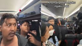 Pria Diduga ODGJ Buat Ricuh di Dalam Bus Sidoarjo, Sempat Ngaku Nabi