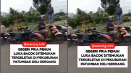 Geger Mahasiswa Penuh Luka Bacok Ditemukan Warga Terkapar di Deli Serdang
