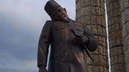 Pemkab Indramayu Perbaiki Patung Soekarno yang Rusak