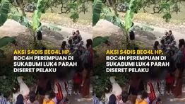 Aksi Begal Sadis, Bocah Perempuan Diseret Pelaku