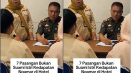 VIDEO: 7 Pasangan Bukan Suami Istri Digerebek di Hotel