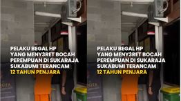 VIDEO: Pelaku Begal Ponsel Gadis di Sukabumi Terancam Hukuman 12 Tahun Penjara