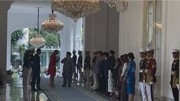 Ratu Maxima Diterima Langsung Prabowo di Istana Merdeka