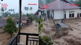VIDEO: Banjir Hantam Kota Padang