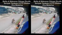 Lagi, Aksi Penculikan Anak Terekam CCTV Warga di Makassar