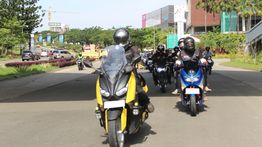 Potret Komunitas Motor BRI BRIKADE Aksi Amal