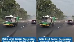 VIDEO: Innova Alami Kecelakaan Maut di Tol Purbaleunyi, Hantam Truk