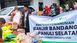 Dompet Dhuafa Salurkan Bantuan Warga AS Untuk Tapanuli Selatan