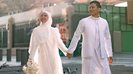 Dara Arafah dan Rehan Mubarak Menikah di Madinah