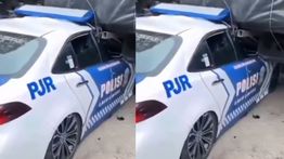 VIDEO: Mobil Polisi Ringsek Hantam Bokong Truk Tronton