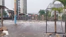 Banjir Rob Rendam Ancol, Dermaga Marina dan SPBU Tergenang hingga 40 cm