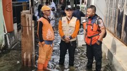 Banjir Rob Masih Genangi 1 RT di Penjaringan pada Jumat Sore